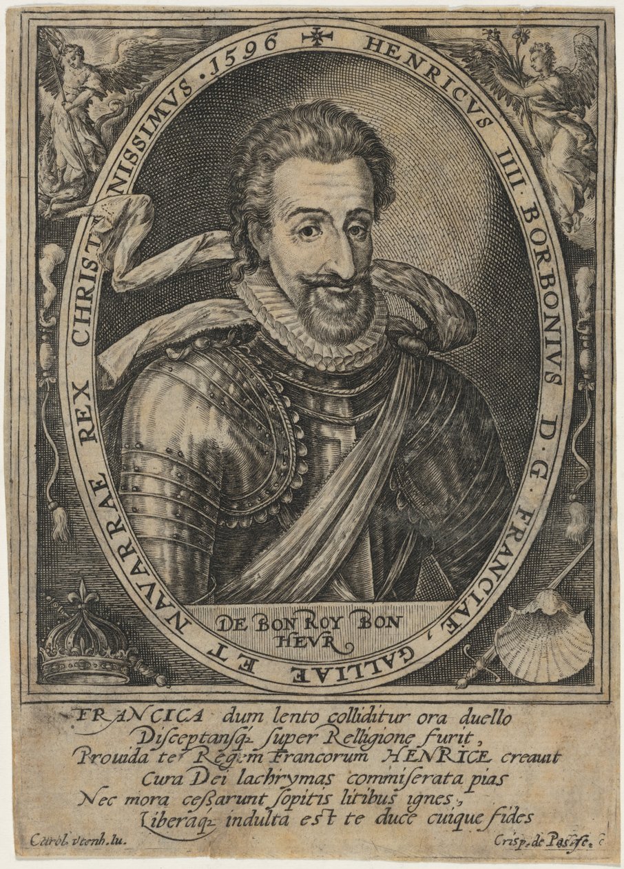 Enrico IV, re di Francia da Crispijn van de Passe I