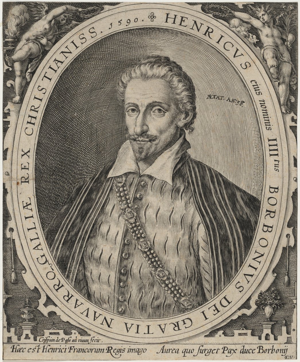 Enrico IV, re di Francia da Crispijn van de Passe I