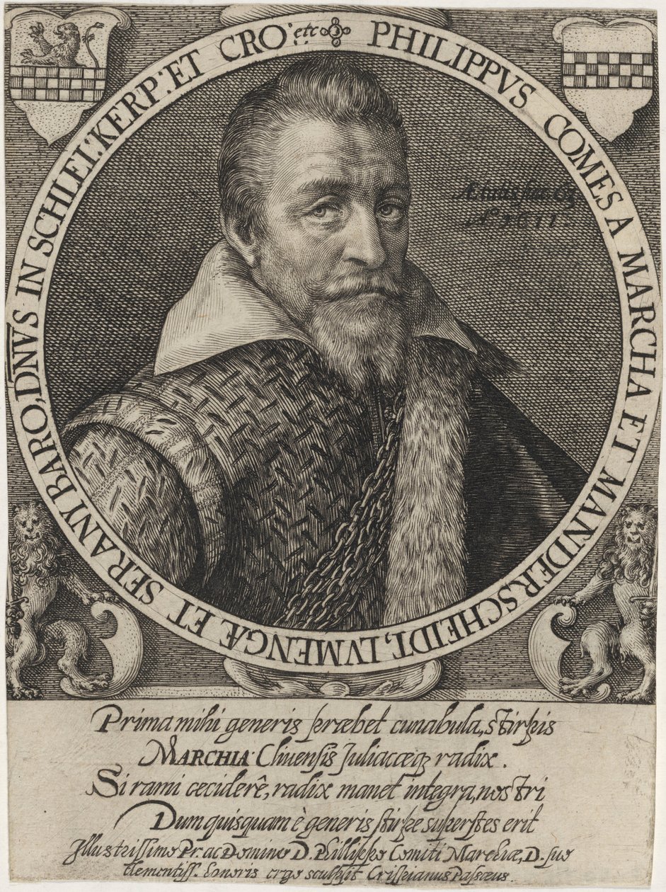 Filippo di Cleves e Jülich da Crispijn van de Passe I