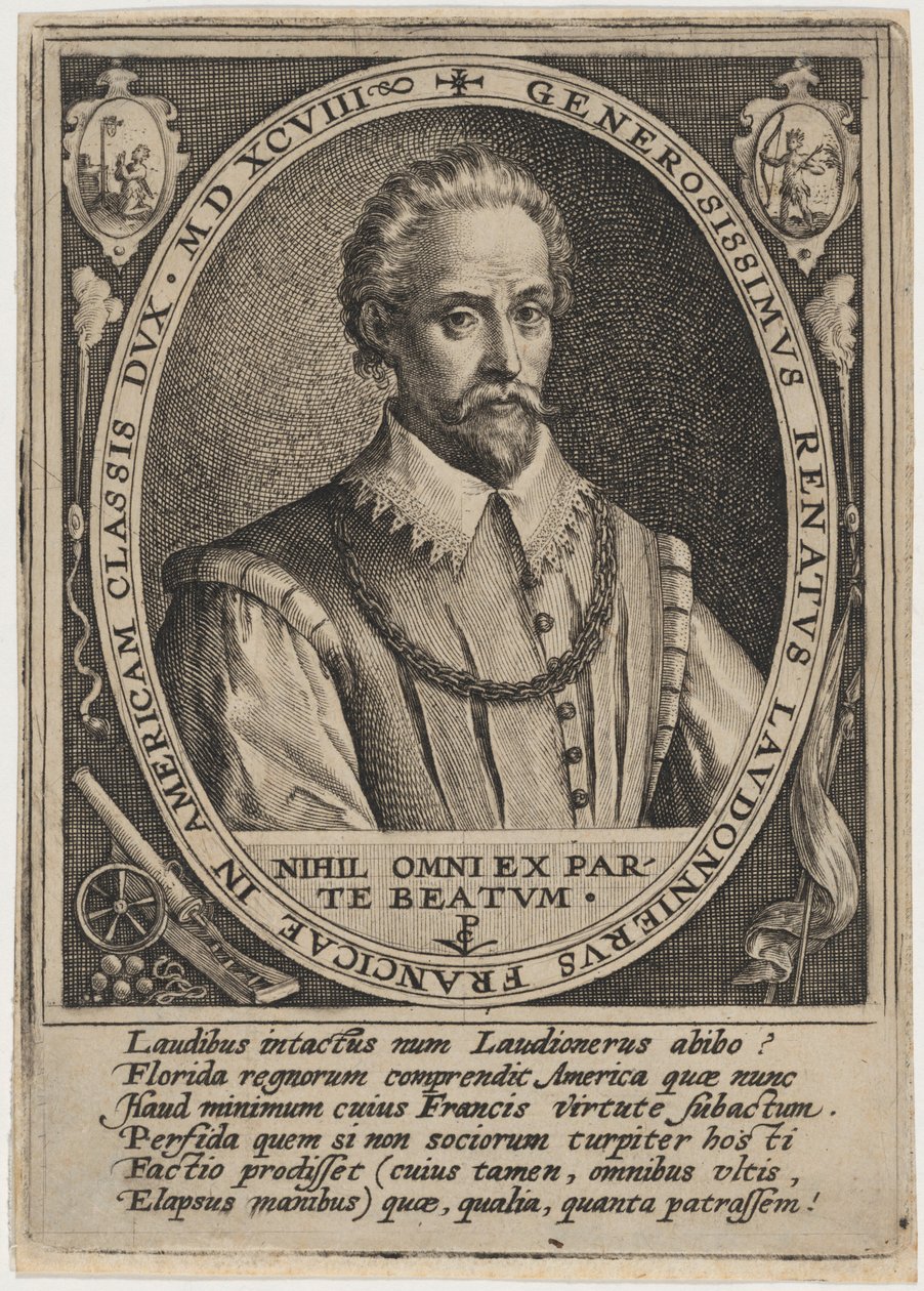 Rene de Laudonniere da Crispijn van de Passe I