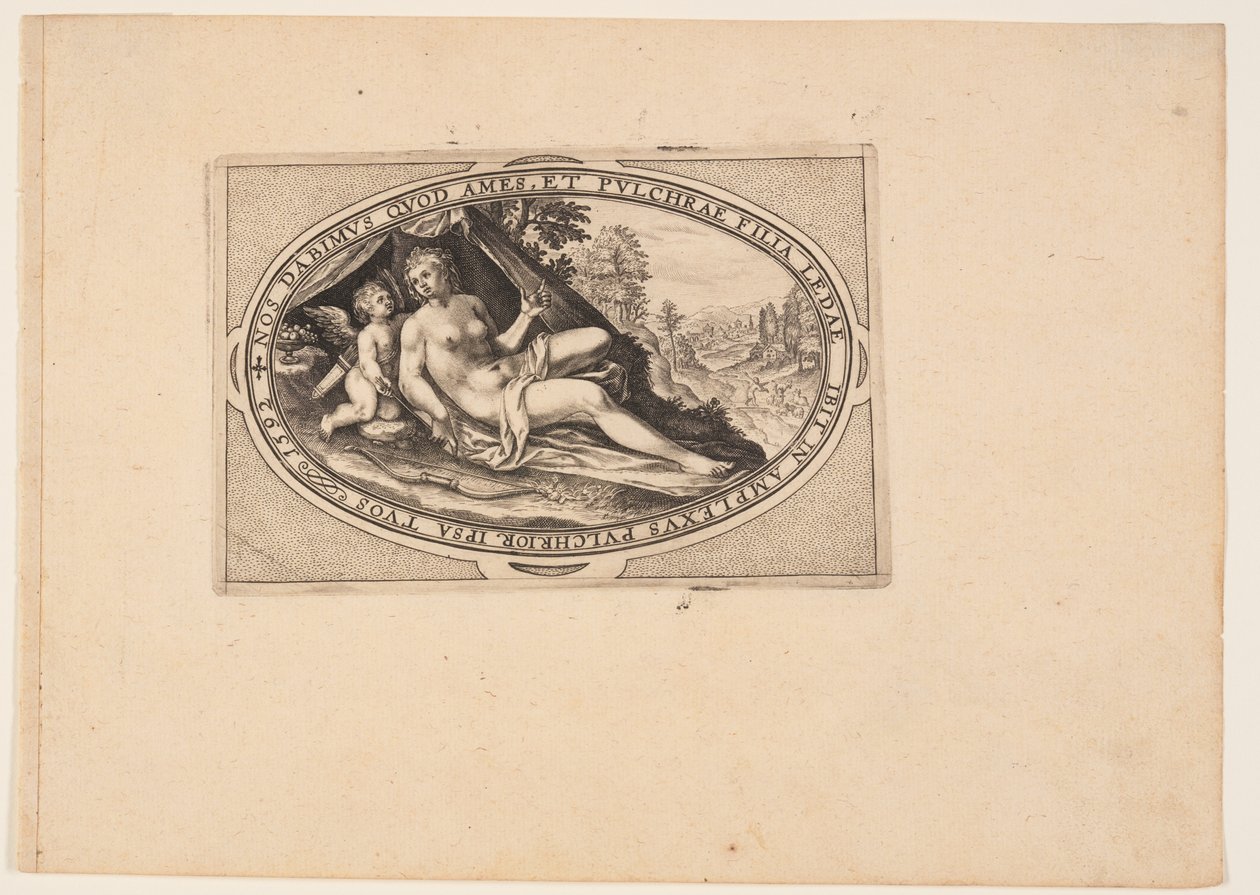 Venere, da Dei e Dee da Crispijn van de Passe I
