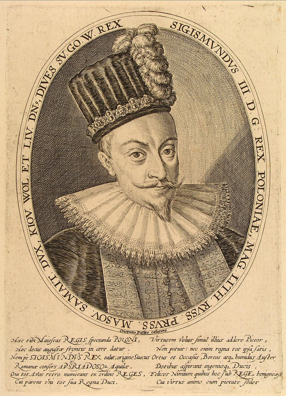 Sigismondo III Vasa, Re di Polonia da Crispijn van de Passe the Elder