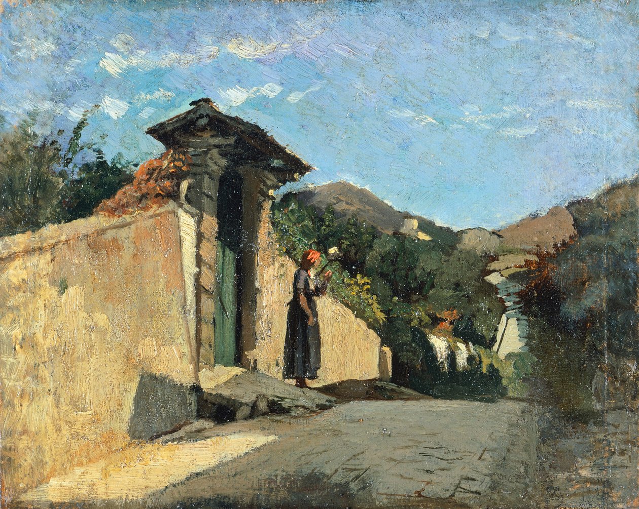 Studio di paesaggio, ca 1861, di Cristiano Banti da Cristiano Banti