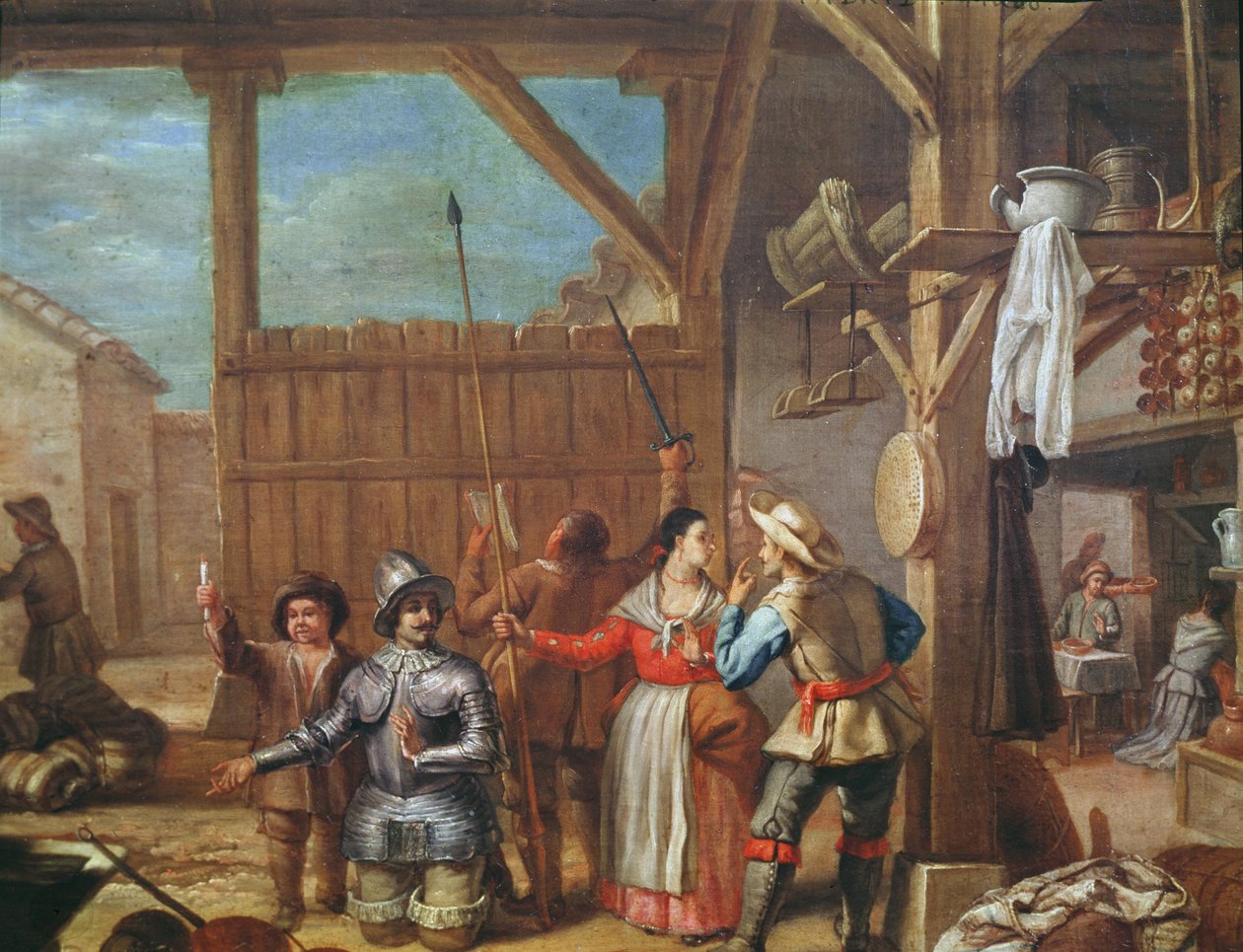 Don Chisciotte in armatura da cavaliere da Cristobal Valero