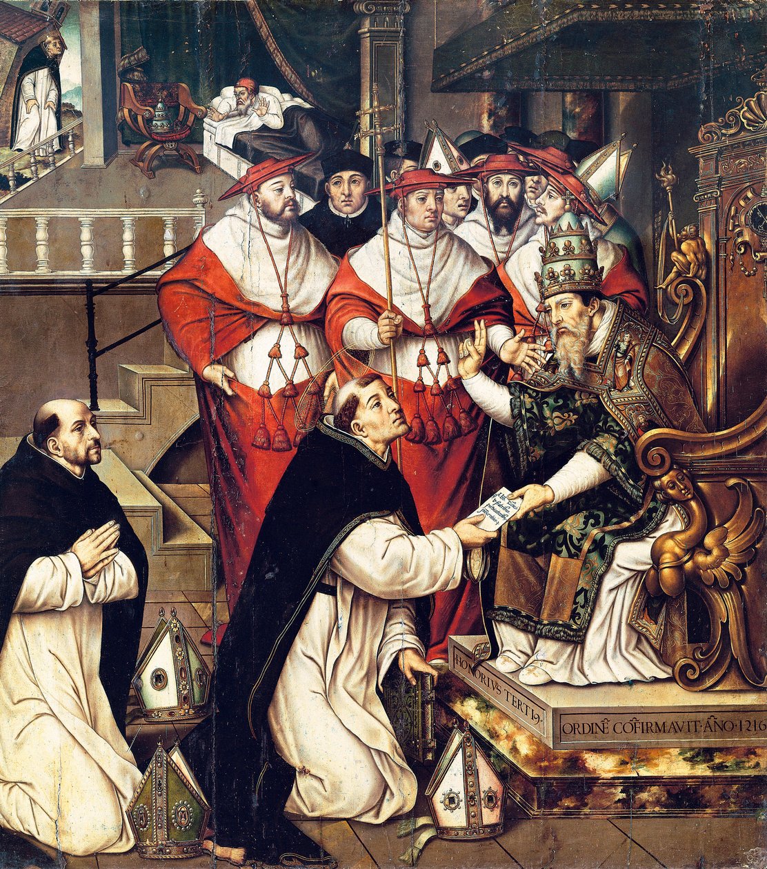 Onorio III (Cencio Savelli, papa dal 1216 al 1227) conferma l