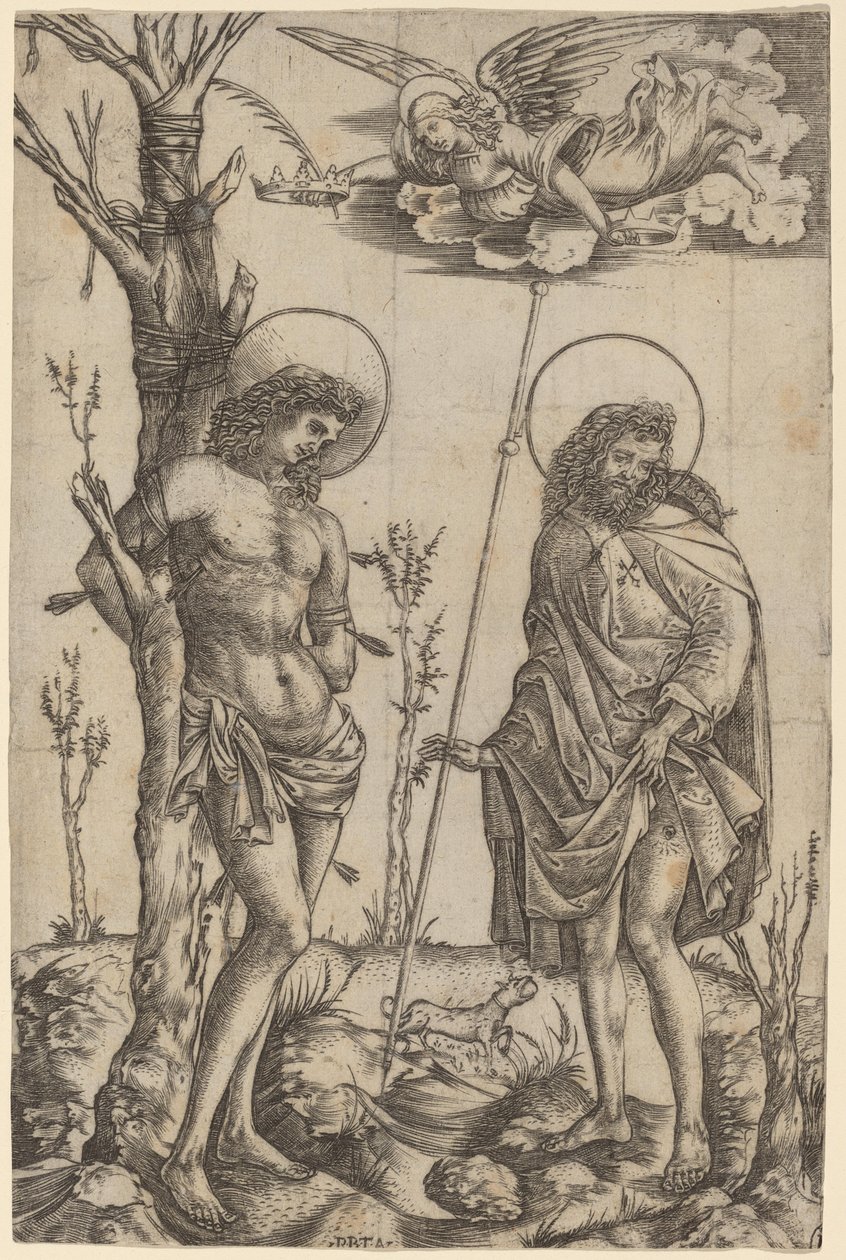 San Sebastiano e San Rocco da Cristofano Robetta
