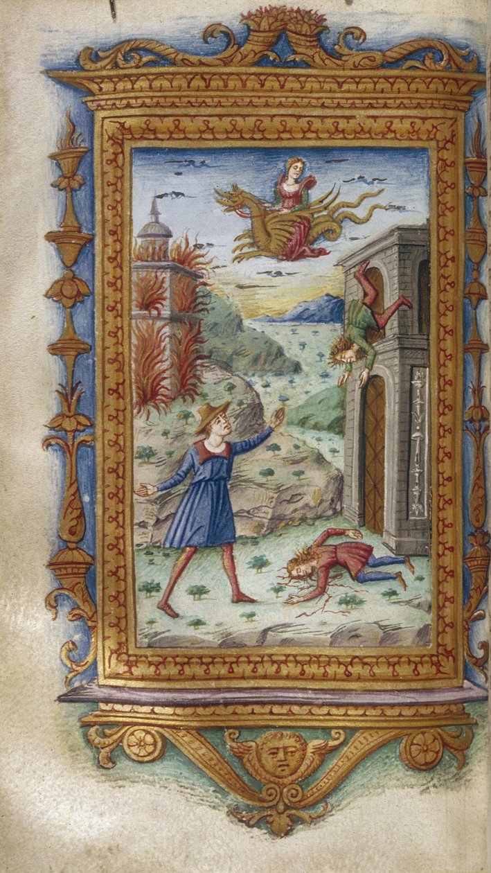 Morte dei figli di Medea Illustrazione per Le Eroidi di Ovidio, 1485-1499 da Cristoforo Majorana