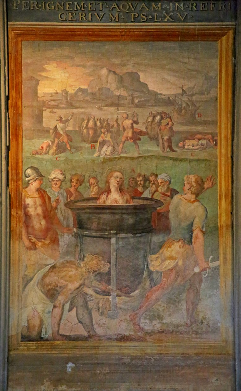 Una santa viene bollita viva da Cristoforo and Tempesta, Antonio Roncalli