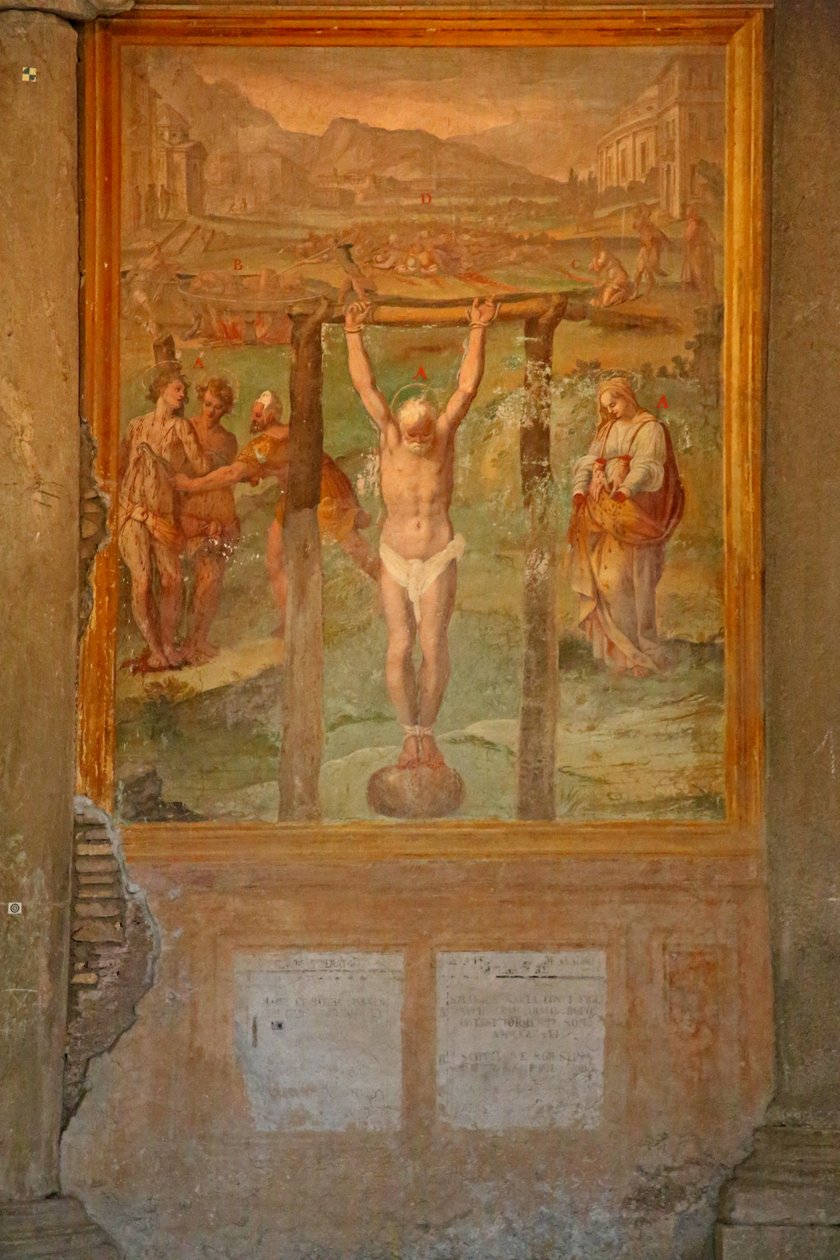 Martirio e mutilazione di vari santi da Cristoforo and Tempesta, Antonio Roncalli