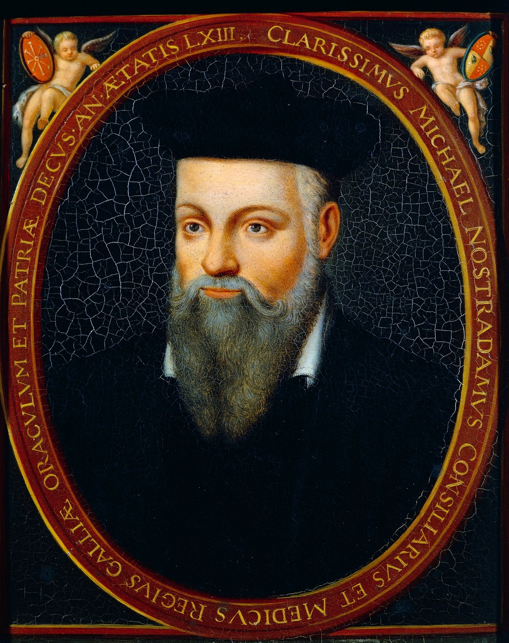 Ritratto di Michel de Notre Dame detto Nostradamus da César de Nostredame