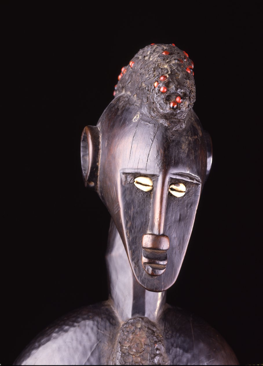 Battitore di ritmo femminile (dettaglio) da Culture Senufo