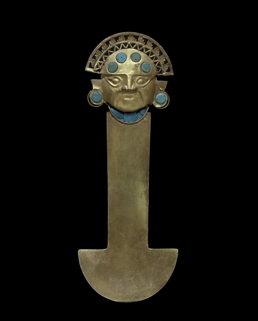 Coltello Tumi, 800-1375 d.C. da Culture Sicán