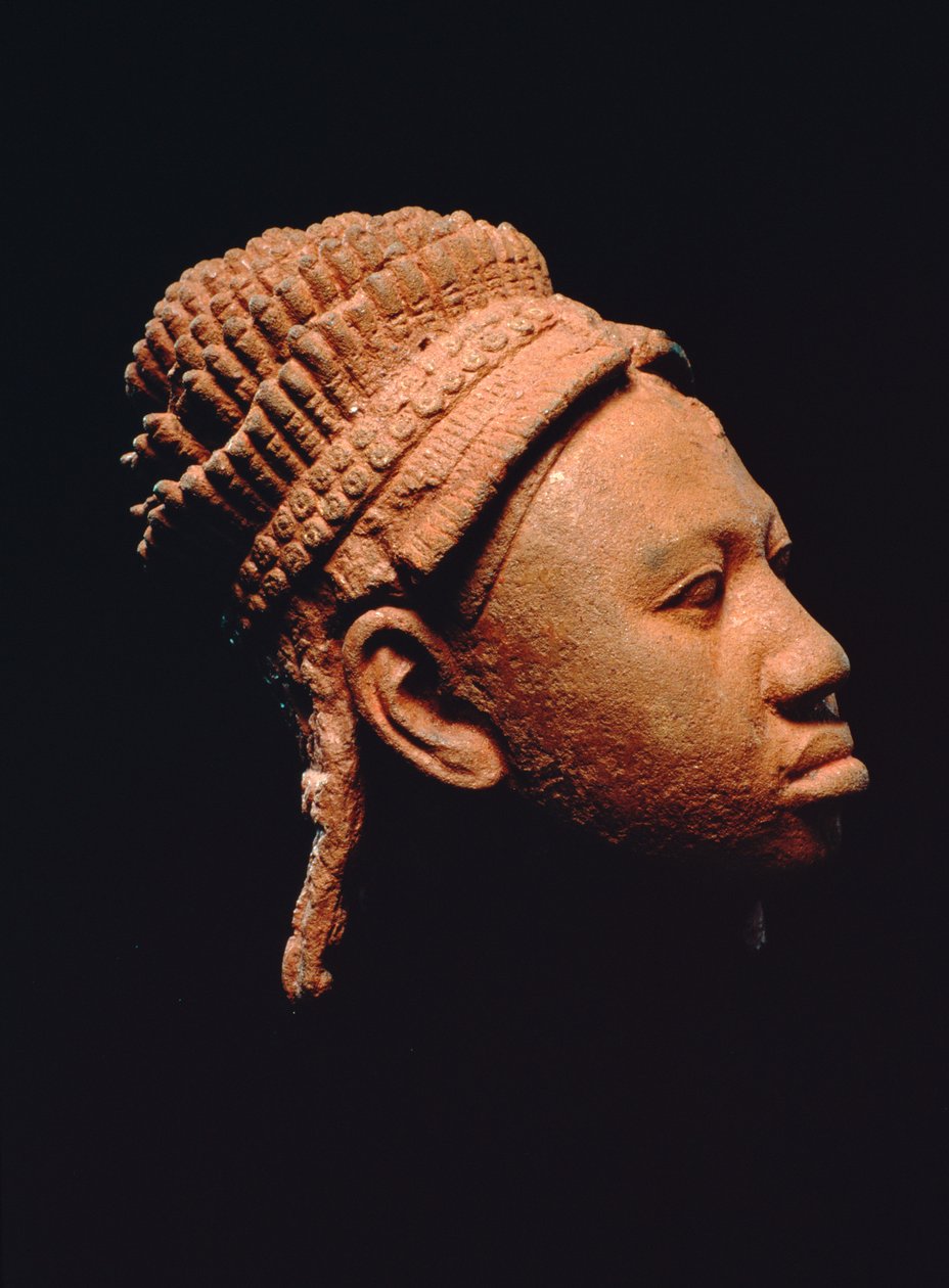 Testa di una regina Yoruba, da Ita Yemoo, Ife, Nigeria da Culture Yoruba