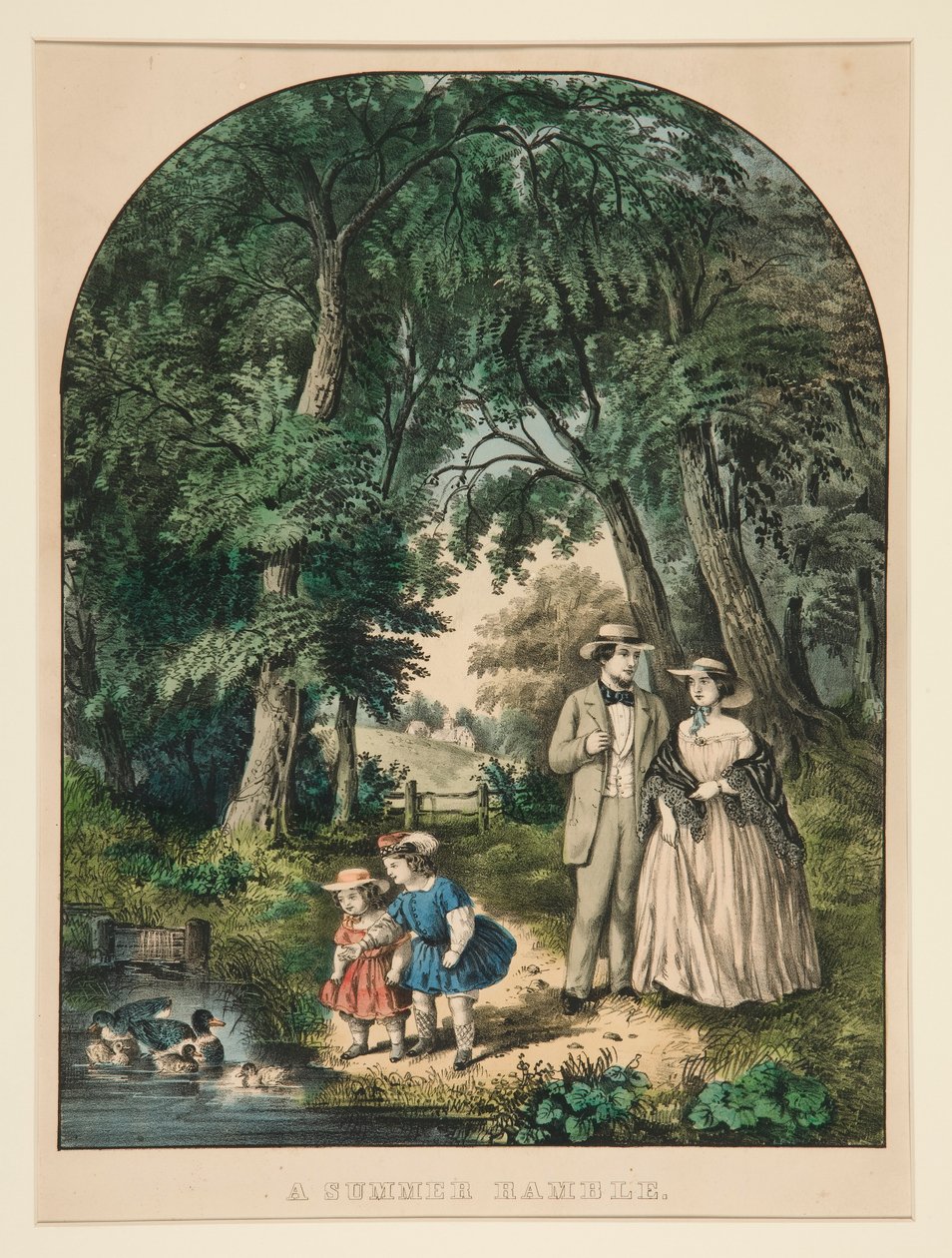 Una passeggiata estiva da Currier and Ives