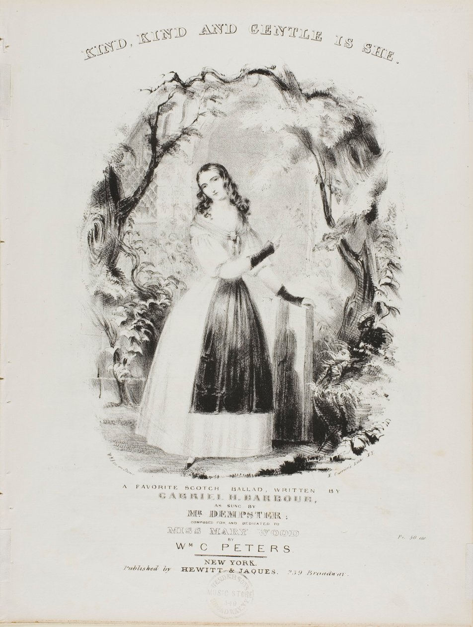Gentile, gentile e delicata è lei da Currier and Ives