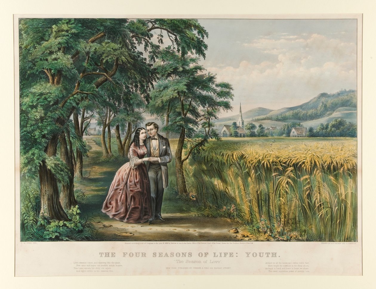 Le quattro stagioni della vita: Gioventù da Currier and Ives