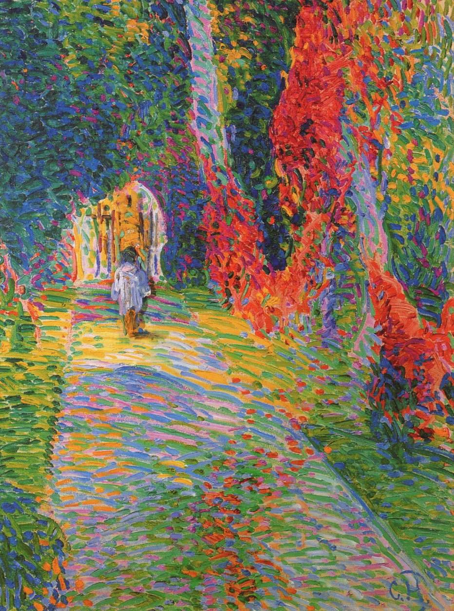 Sentiero autunnale nel parco di Pretzfeld da Curt Herrmann