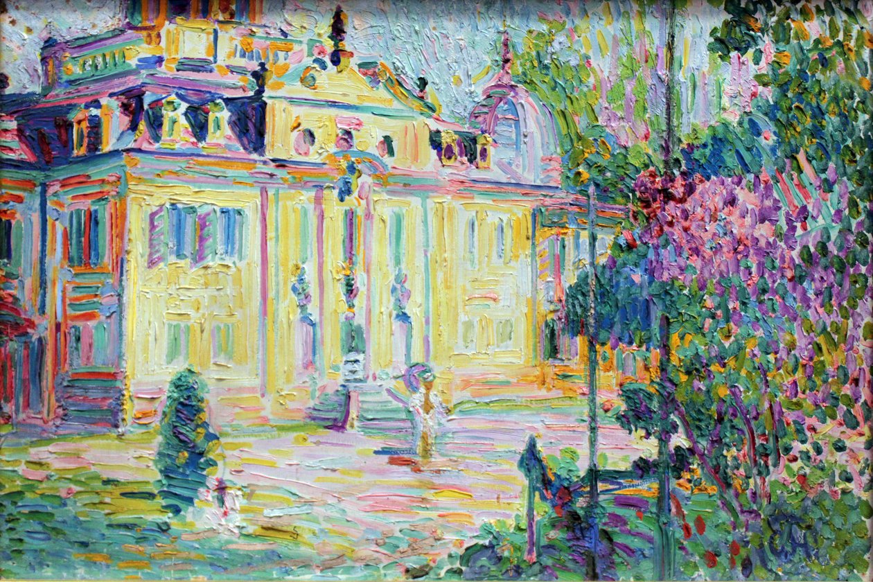 Castello Belvedere presso Weimar da Curt Herrmann