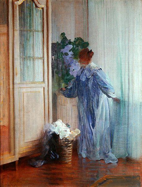 La Moglie del Pittore alla Finestra da Curt Herrmann