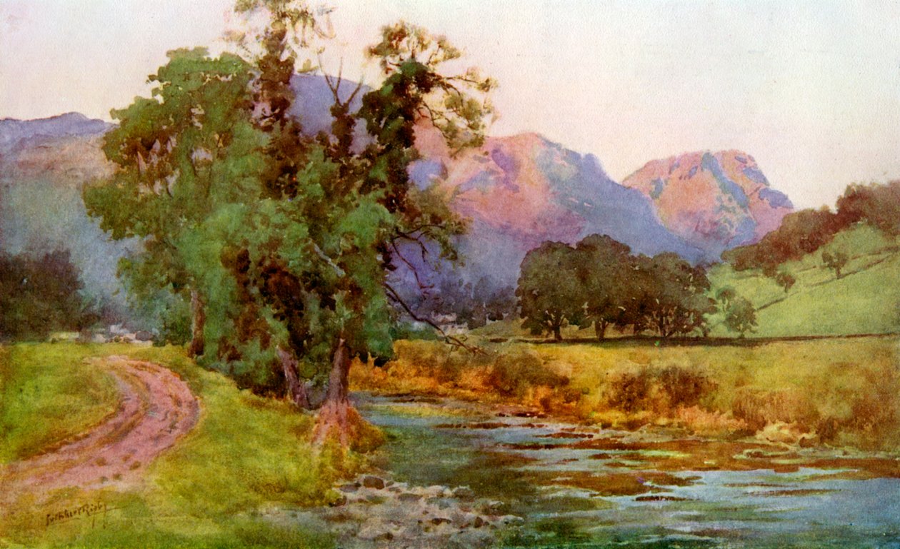 Yewdale Crags, Coniston, Cumbria da Cuthbert Rigby