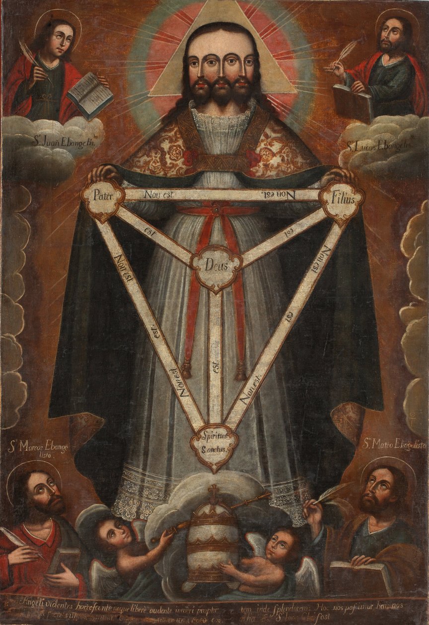 Trinità Trifacciale da Cuzco School
