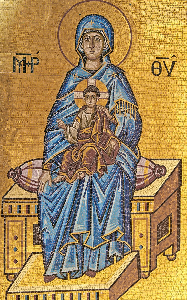 Madonna e bambino, Monastero di Kykkos, Monti Troodos, Cipro da Cypriot