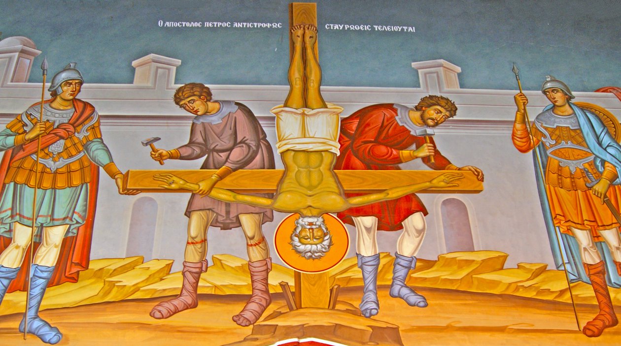 La crocifissione di San Pietro, Cipro da Cypriot