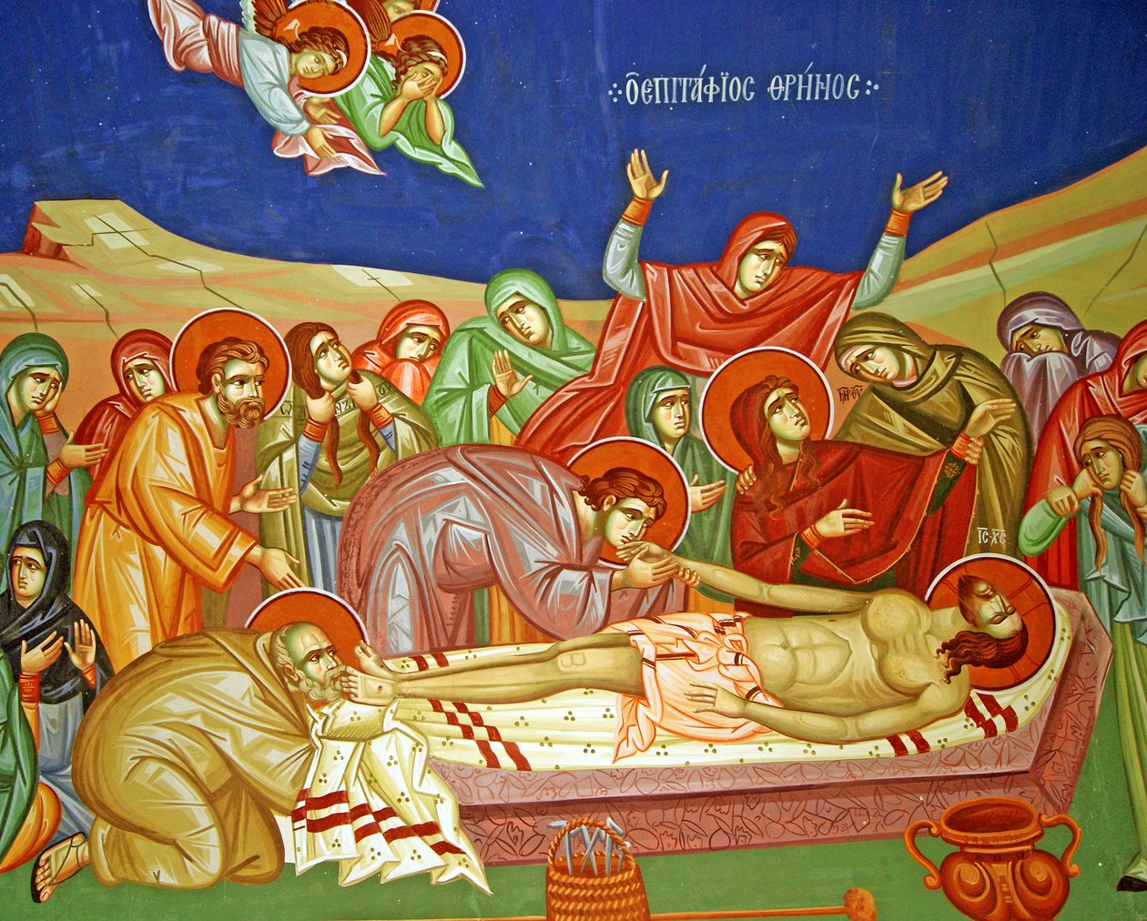 Avvolgimento del corpo di Cristo, Cipro da Cypriot