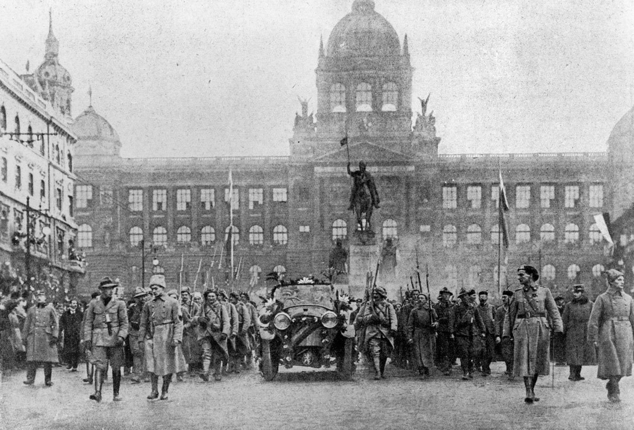 Ingresso di Masaryk a Praga l