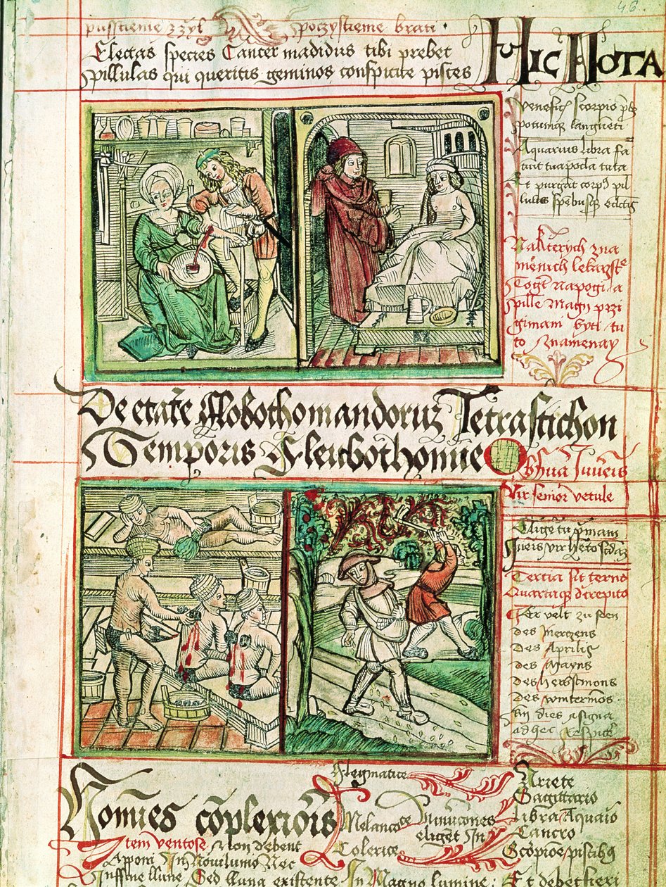 Come curare le malattie, da Tractatus de Pestilencia da Czech School