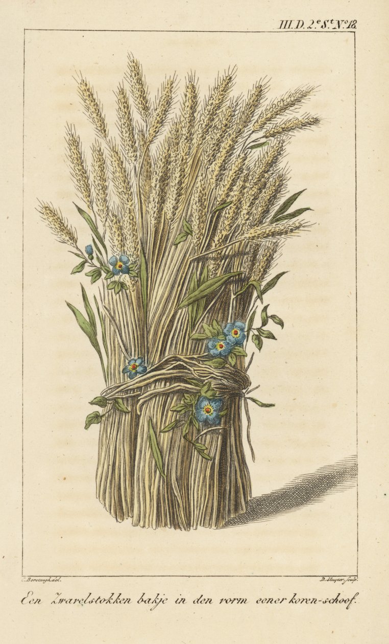 Ciotola a forma di covone di grano da D. Sluyter