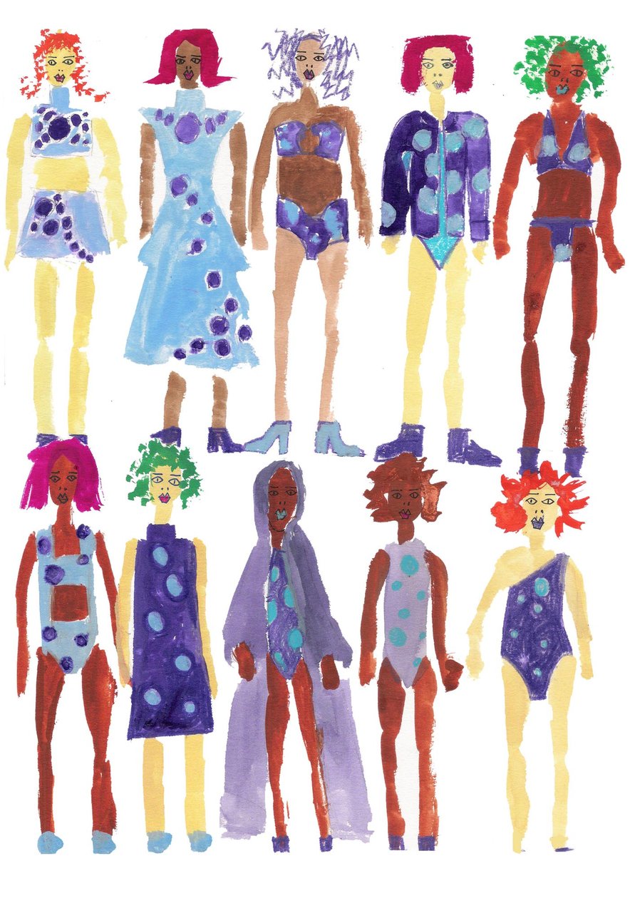 Abbigliamento da spiaggia da Daisy de Villeneuve