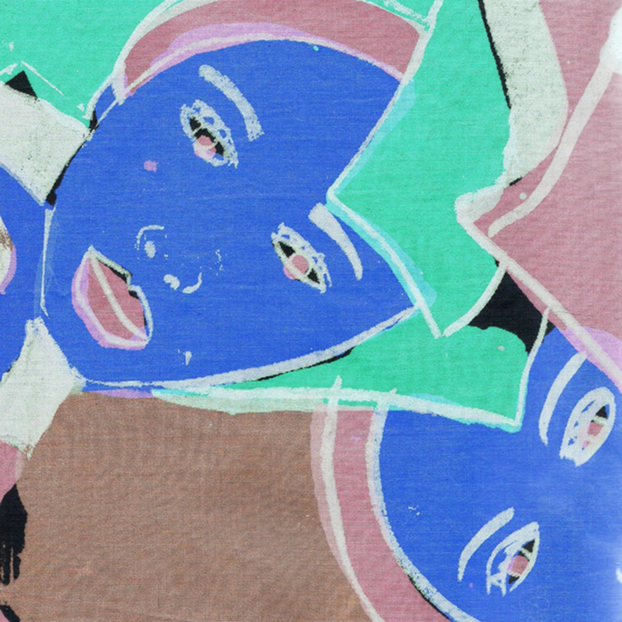 Facce blu, 2017 (digitale) da Daisy de Villeneuve