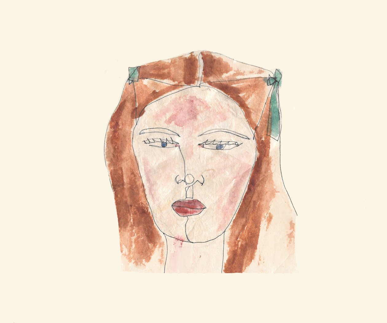 Ragazza (acquerello) da Daisy de Villeneuve