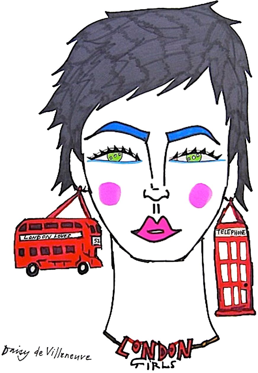Ragazze di Londra (disegno) da Daisy de Villeneuve