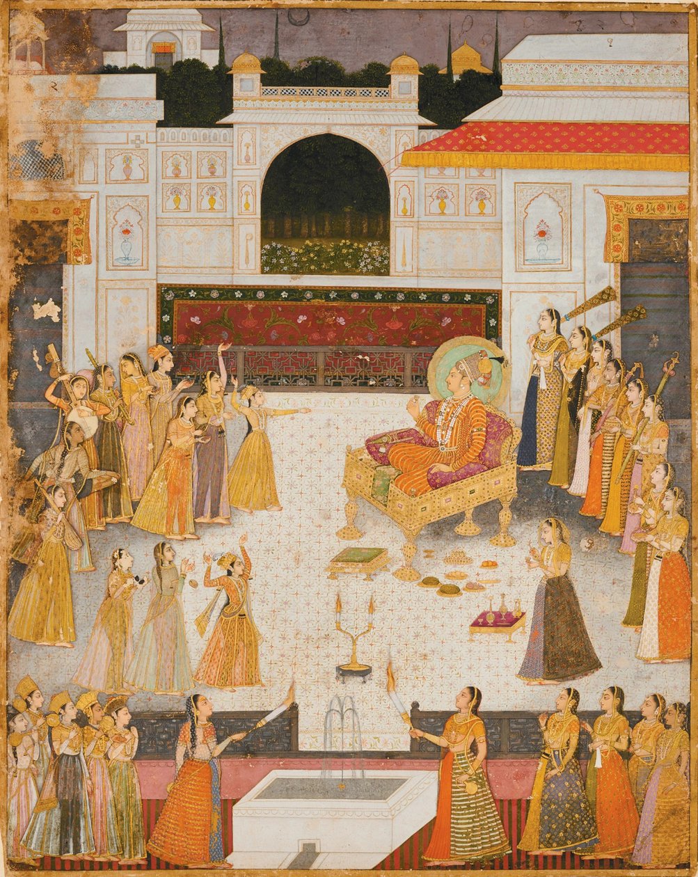 Uno spettacolo serale per il Maharaja Abhai Singh da Dalchand