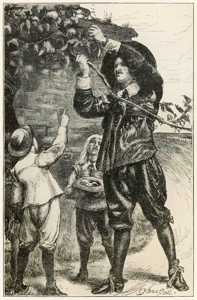I ragazzi di Cristiano iniziarono a mangiare" da "Il pellegrinaggio del cristiano" di John Bunyan da Dalziel Brothers