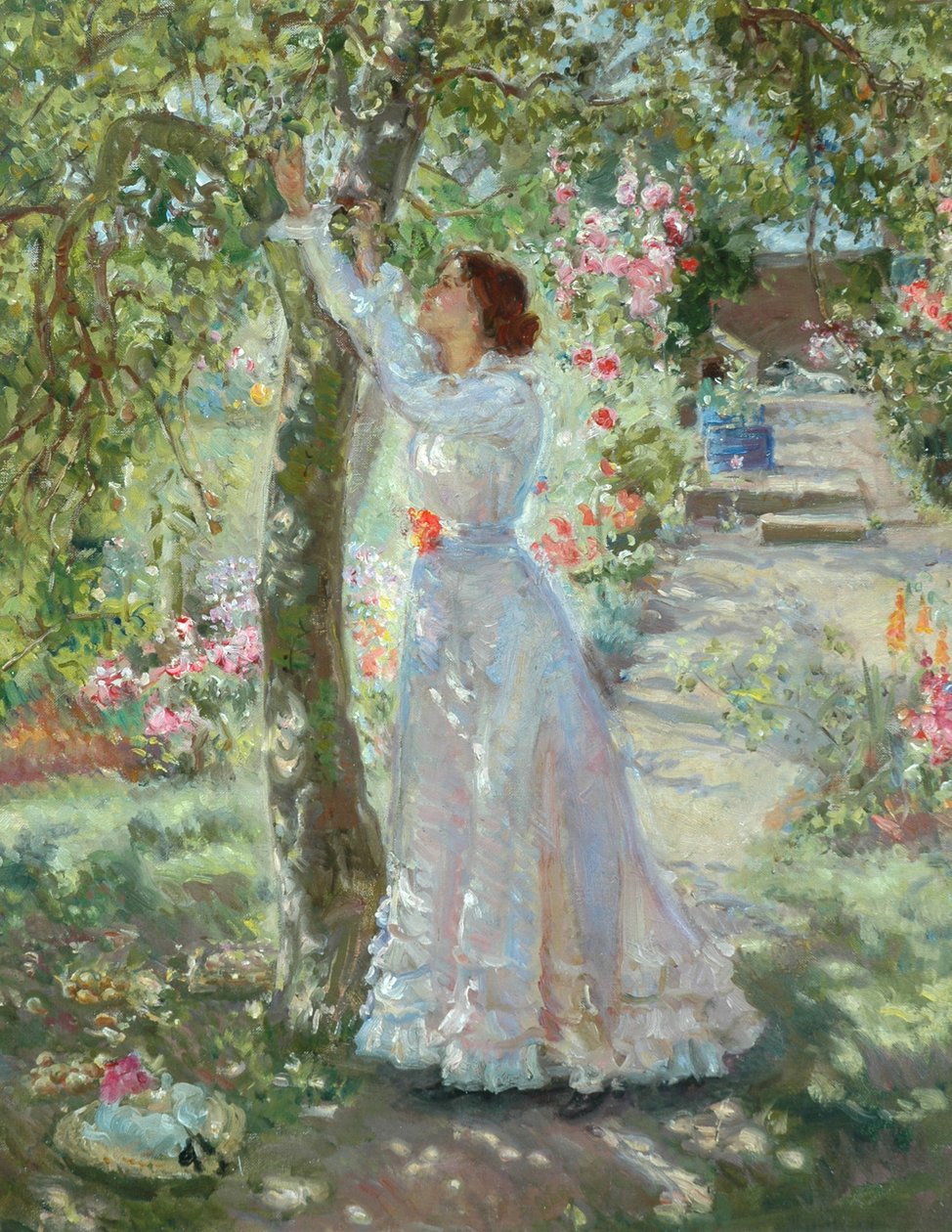 Il giardino, 1899 circa (olio su tela) da Dame Ethel Walker