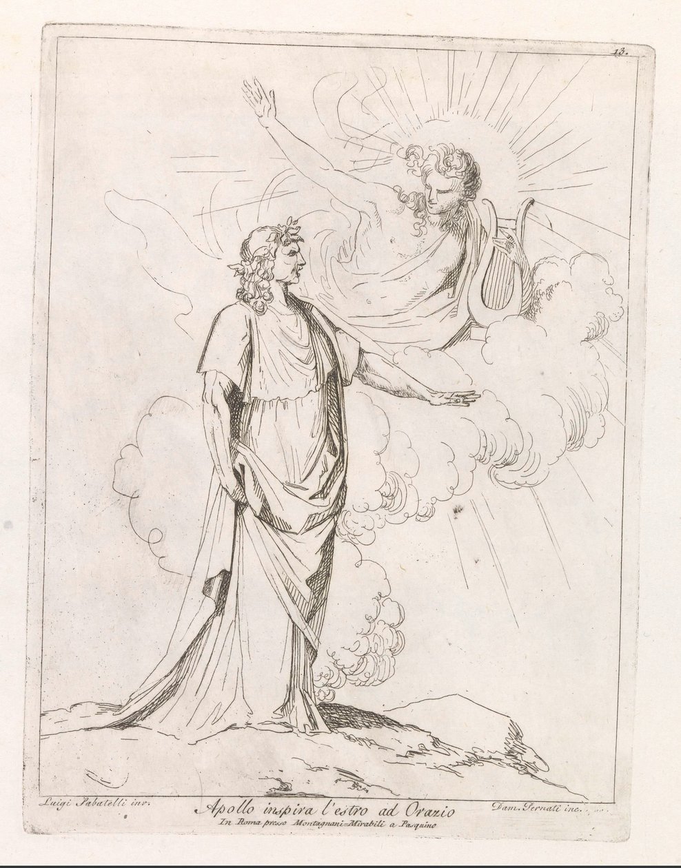 Apollo ispira Orazio da Damiano Pernati