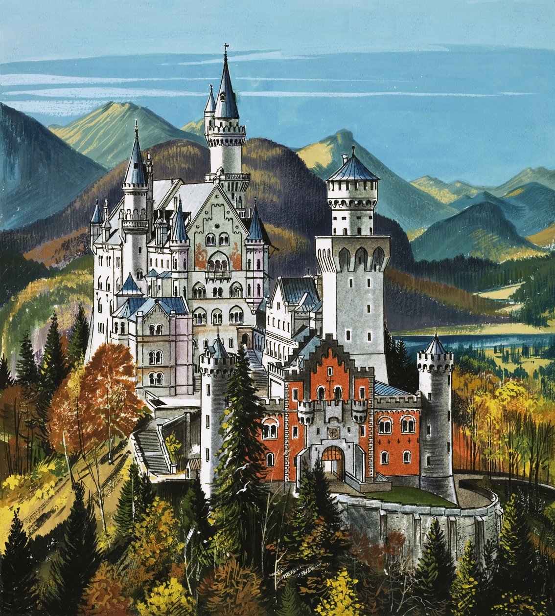 Castello di Neuschwanstein da Dan Escott