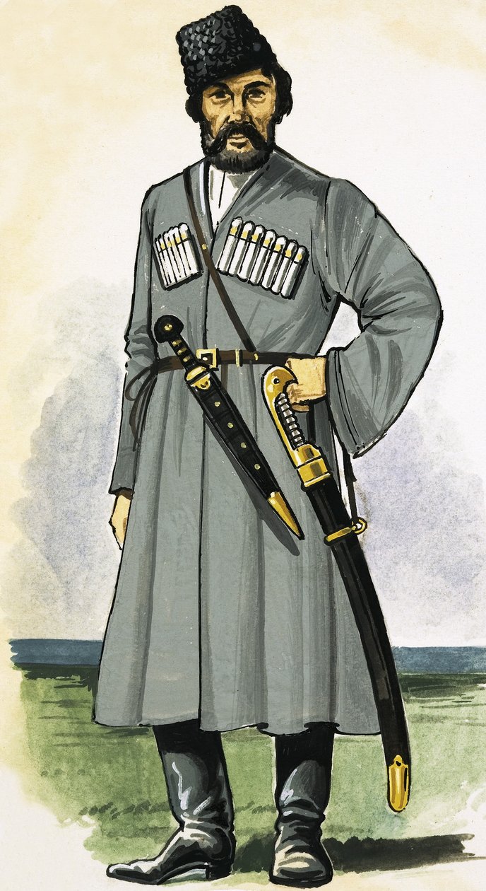 Guardia cosacca alla fine del XIX secolo da Dan Escott