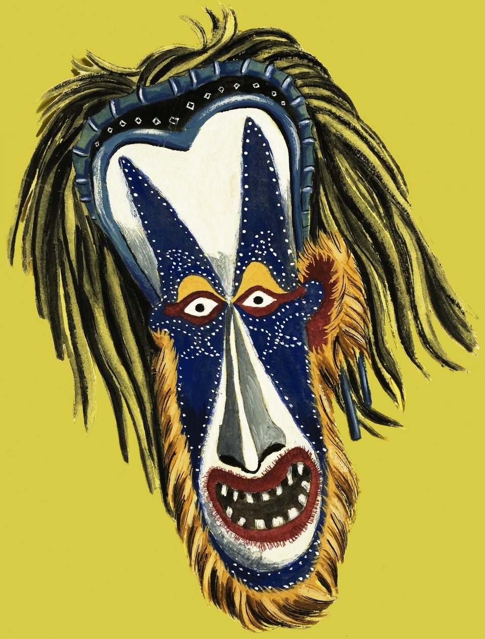 Maschera teatrale giapponese da Dan Escott