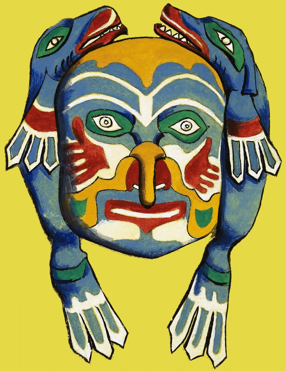 Maschera teatrale giapponese da Dan Escott
