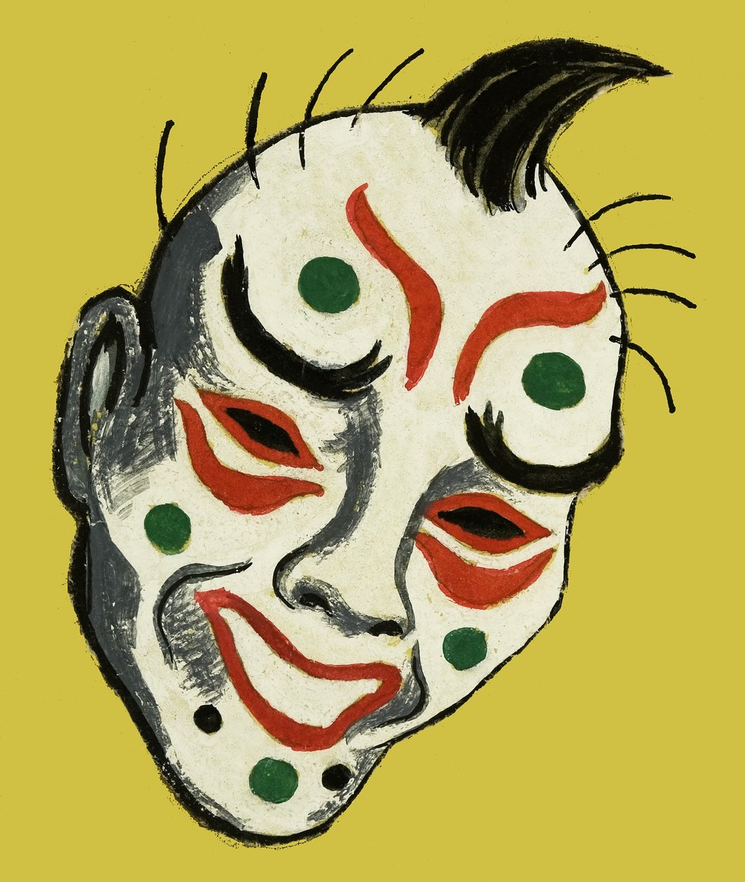 Maschera teatrale giapponese da Dan Escott