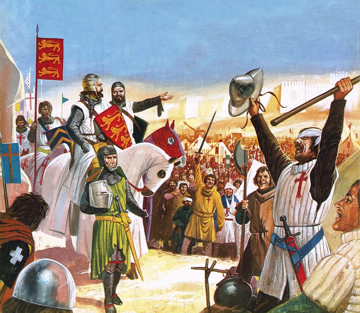 Riccardo Cuor di Leone arriva a San Giovanni d