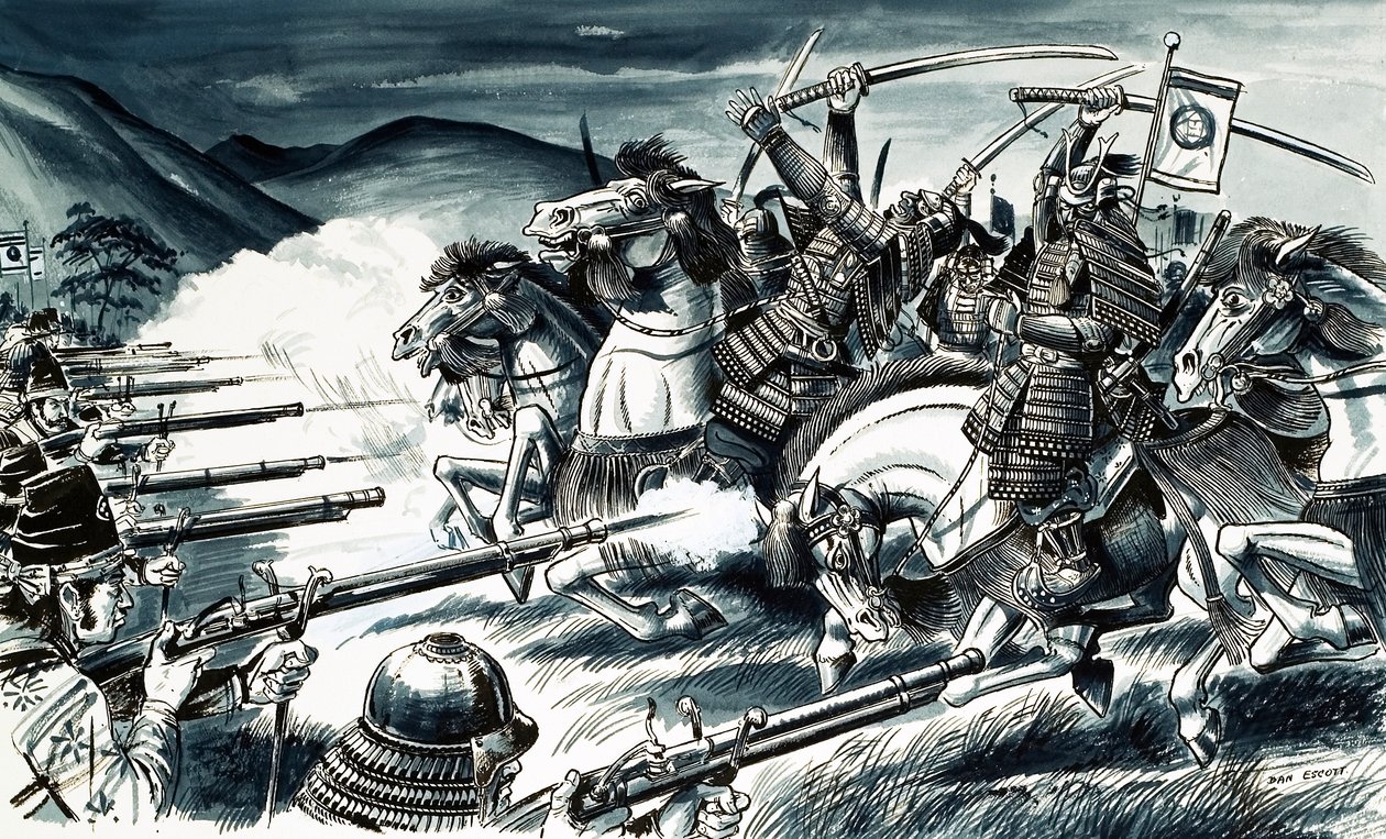 La battaglia di Nagashino nel 1575 da Dan Escott