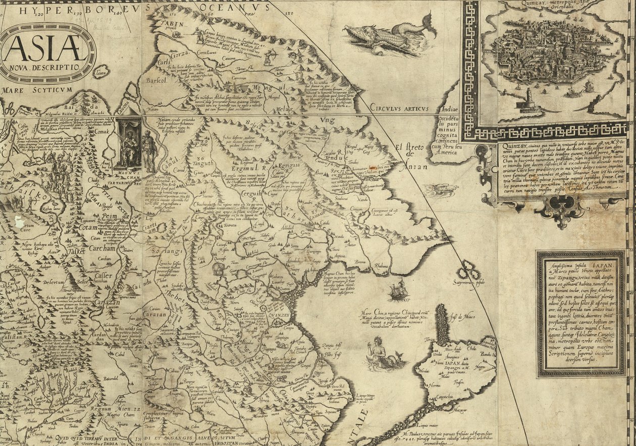 Asiae nova descriptio (Anversa, 1590) da Daniel Keller