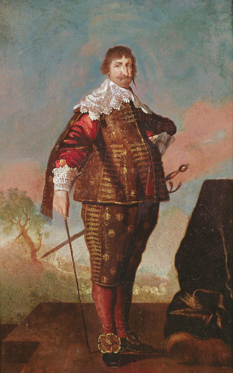 Ritratto di un re (potenzialmente Costantino IV) da Daniel Mytens