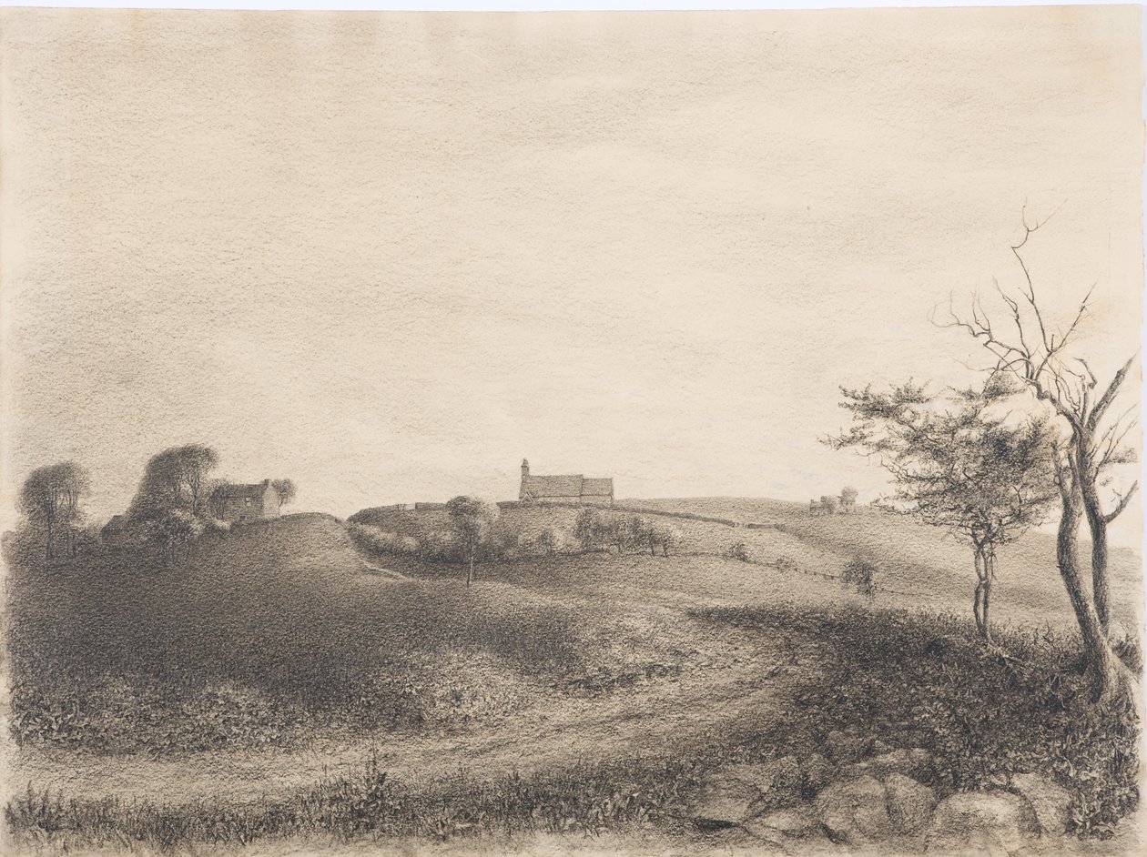 Chiesa parrocchiale, c.1916 da Daniel Oliver