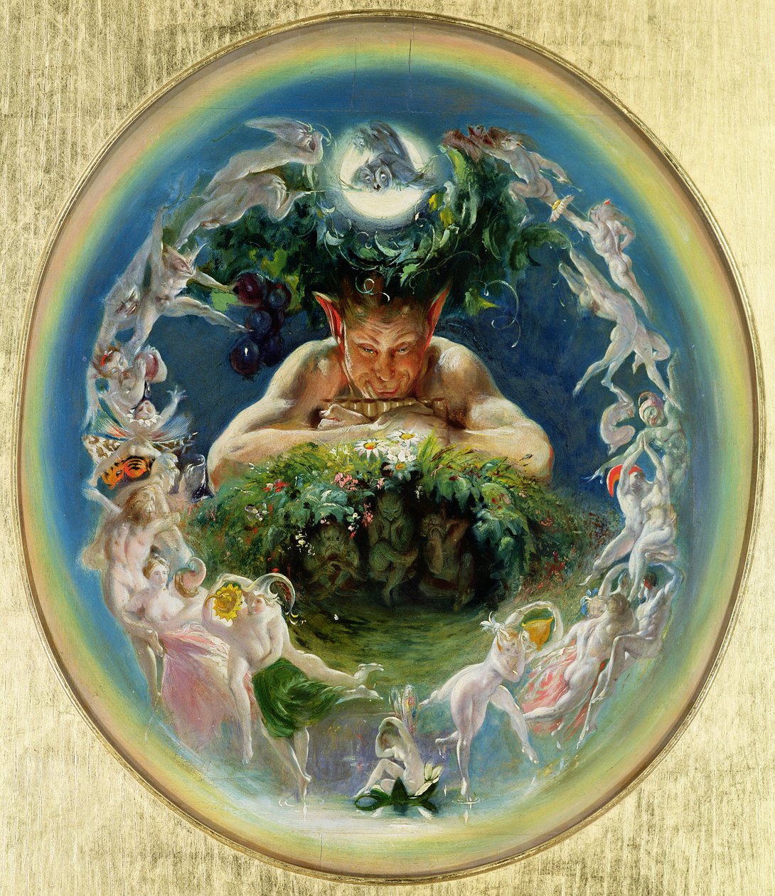 Fauno e le Fate, c.1834 da Daniel Maclise